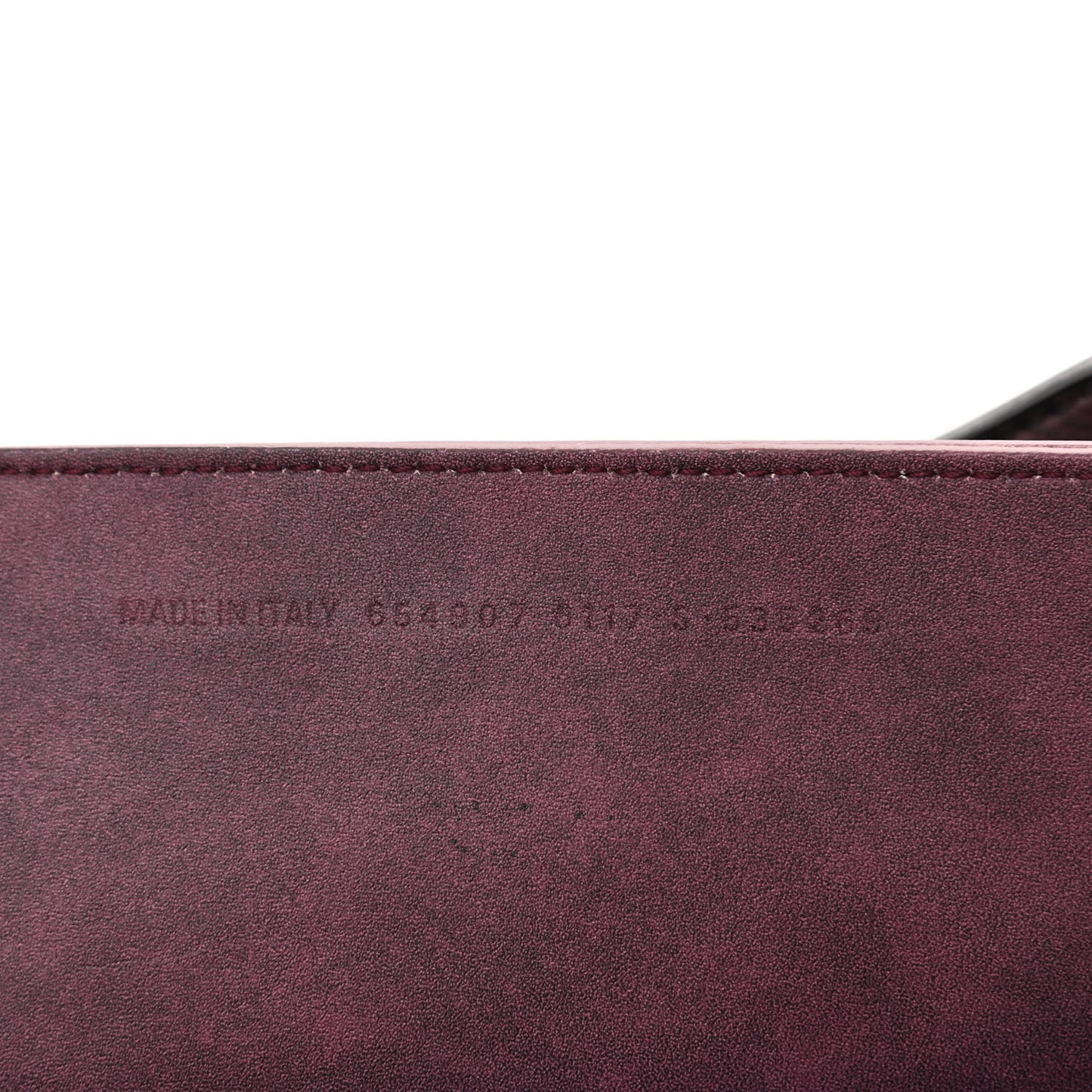 Used Calfskin Rust Hardware Neo Classic City Burgundy