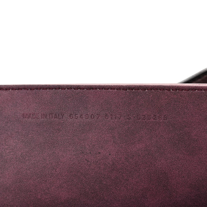 Balenciaga Used Calfskin Rust Hardware Neo Classic City Burgundy 7 of 12