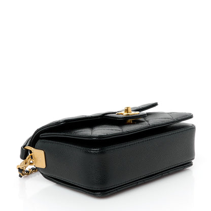 Chanel Caviar Quilted Mini Top Handle Flap Black 4 of 12