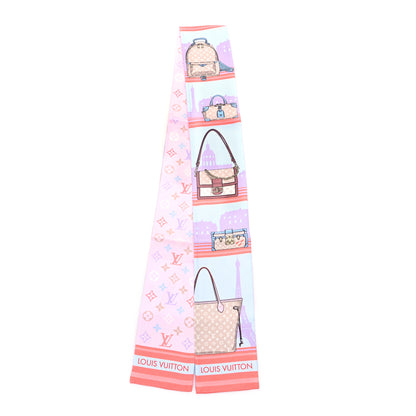 Louis Vuitton Silk Monogram Skyline Bandeau Rose Clair 2 of 3