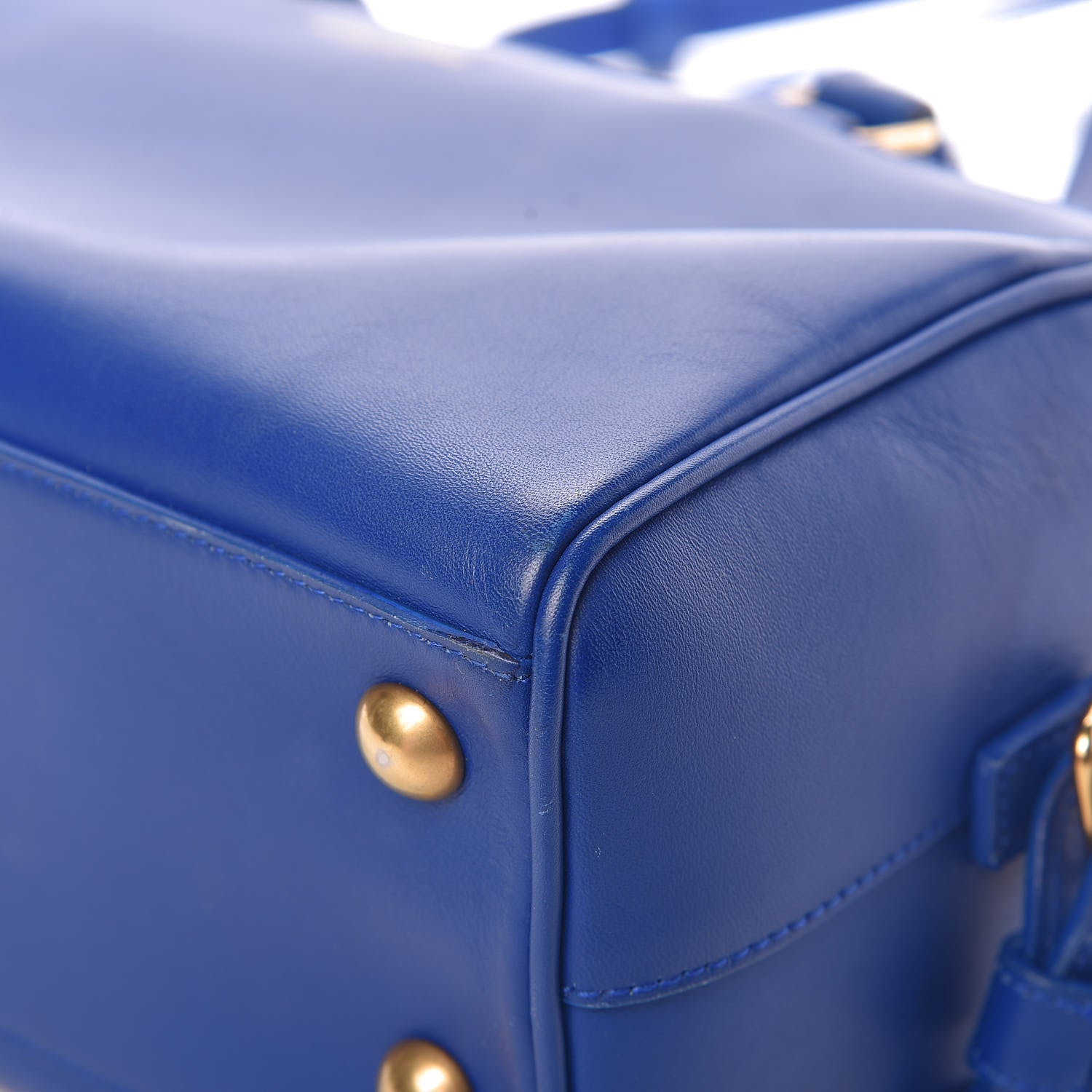 Saint Laurent Calfskin Classic Baby Duffle Blue 11 of 23