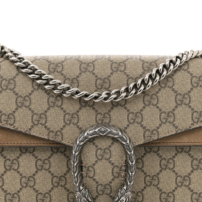 Gucci GG Supreme Monogram Small Dionysus Shoulder Bag Taupe 8 of 12