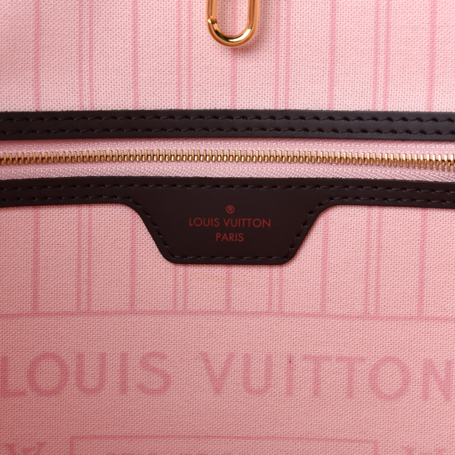 Louis Vuitton Damier Ebene Neo Neverfull MM Rose Ballerine 9 of 12