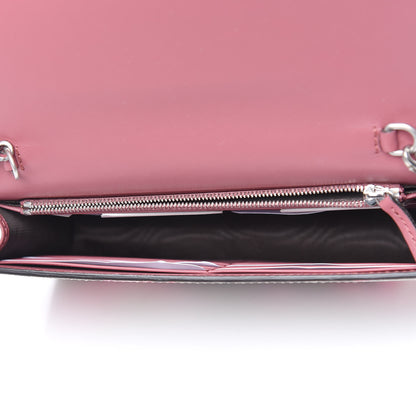 Gucci GG Supreme Monogram Blooms Chain Wallet Beige Multicolor Dry Rose 5 of 10