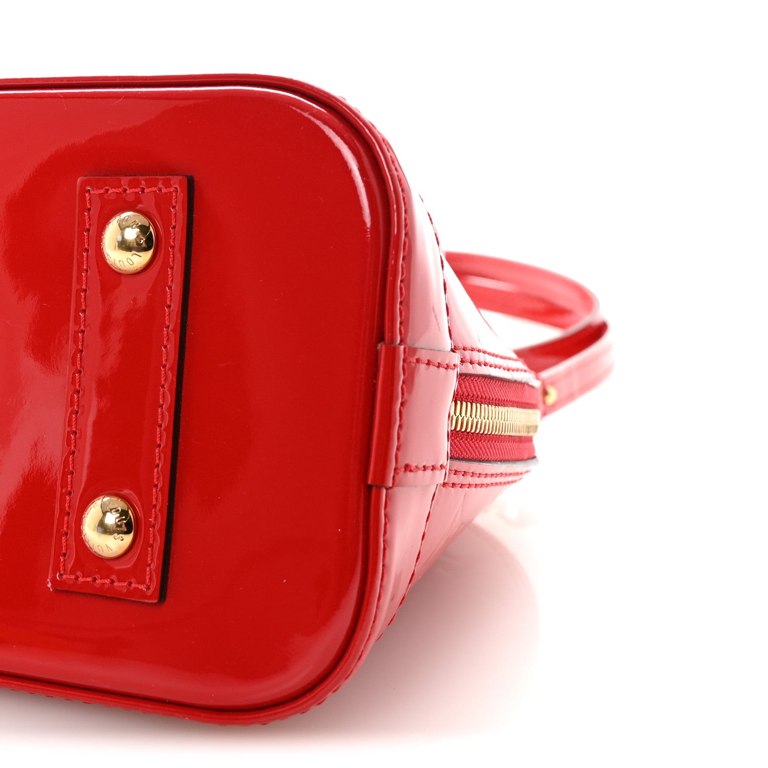 Louis Vuitton Vernis Alma BB Cherry 9 of 9