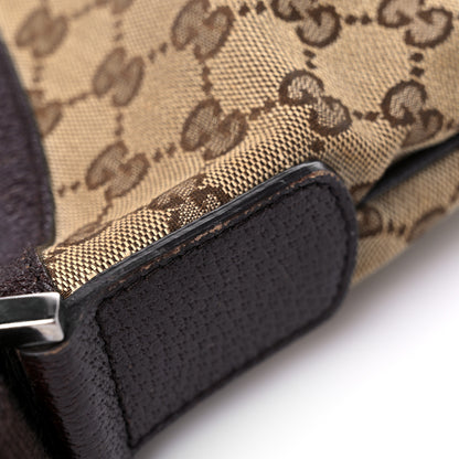 Gucci Monogram Medium Half Moon Hobo Dark Brown 16 of 16
