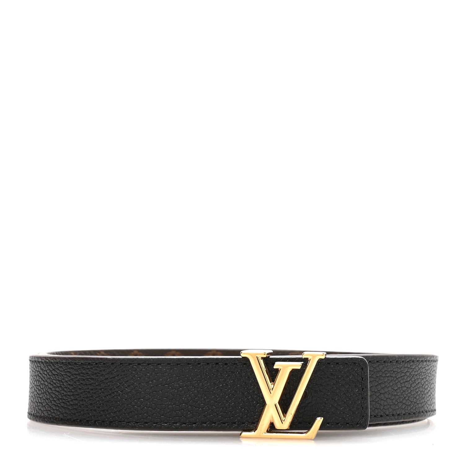 Louis Vuitton Calfskin Monogram 25mm LV Iconic Reversible Belt 85