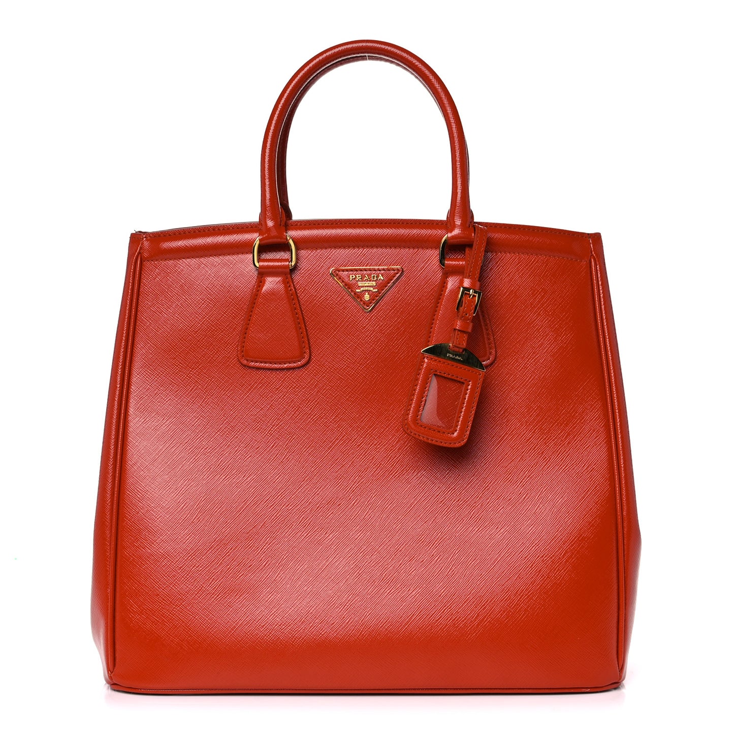 Saffiano Vernice Parabole Tote Arancio