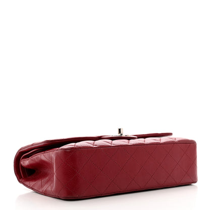 Chanel Caviar Quilted Medium Double Flap Dark Red 4 of 11