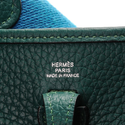 Hermes Taurillon Clemence Evelyne III TPM Malachite 6 of 8