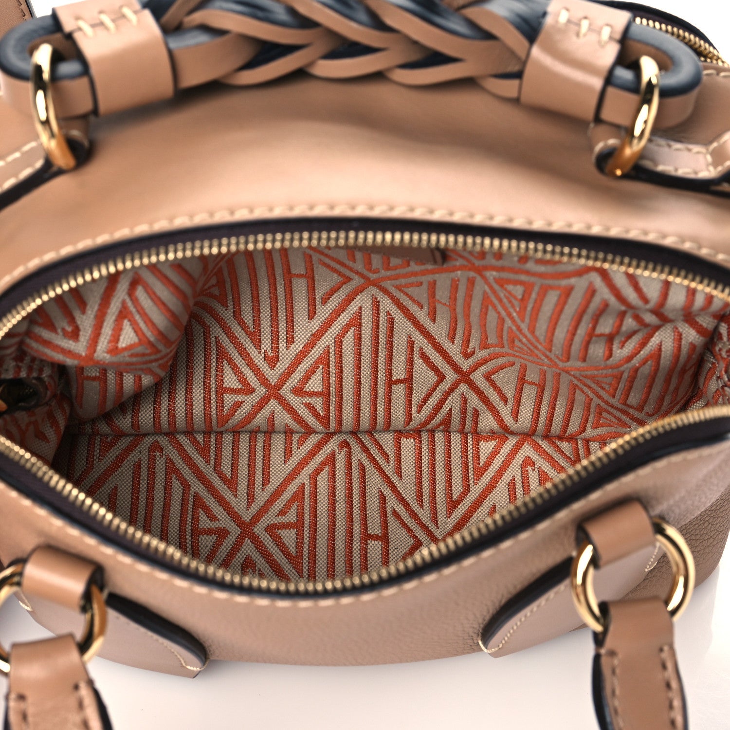 Chloe Calfskin Small Daria Cement Brown 5 of 12