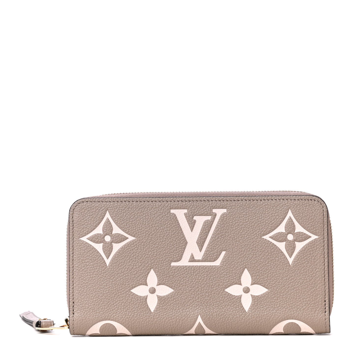 Empreinte Monogram Giant Zippy Wallet Tourterelle Creme