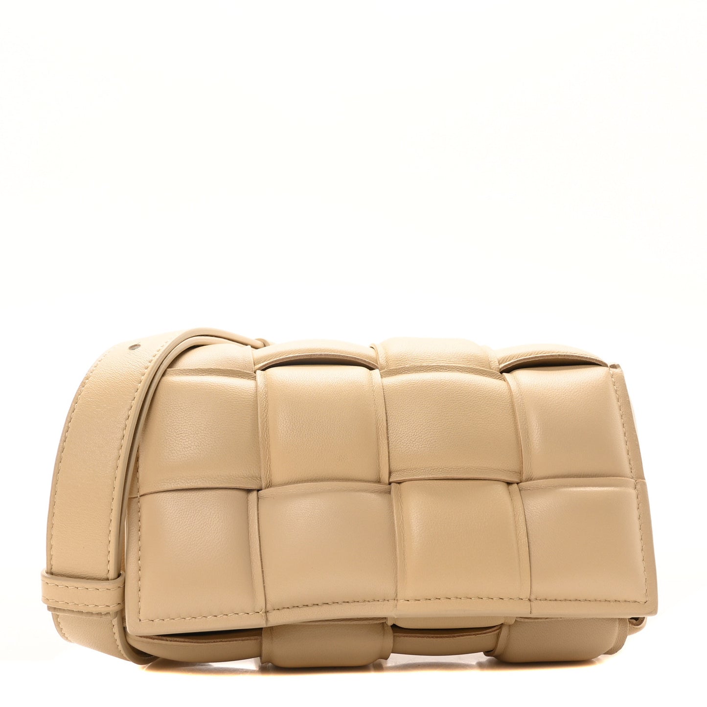 Nappa Maxi Intrecciato Padded The Belt Cassette Bag Porridge