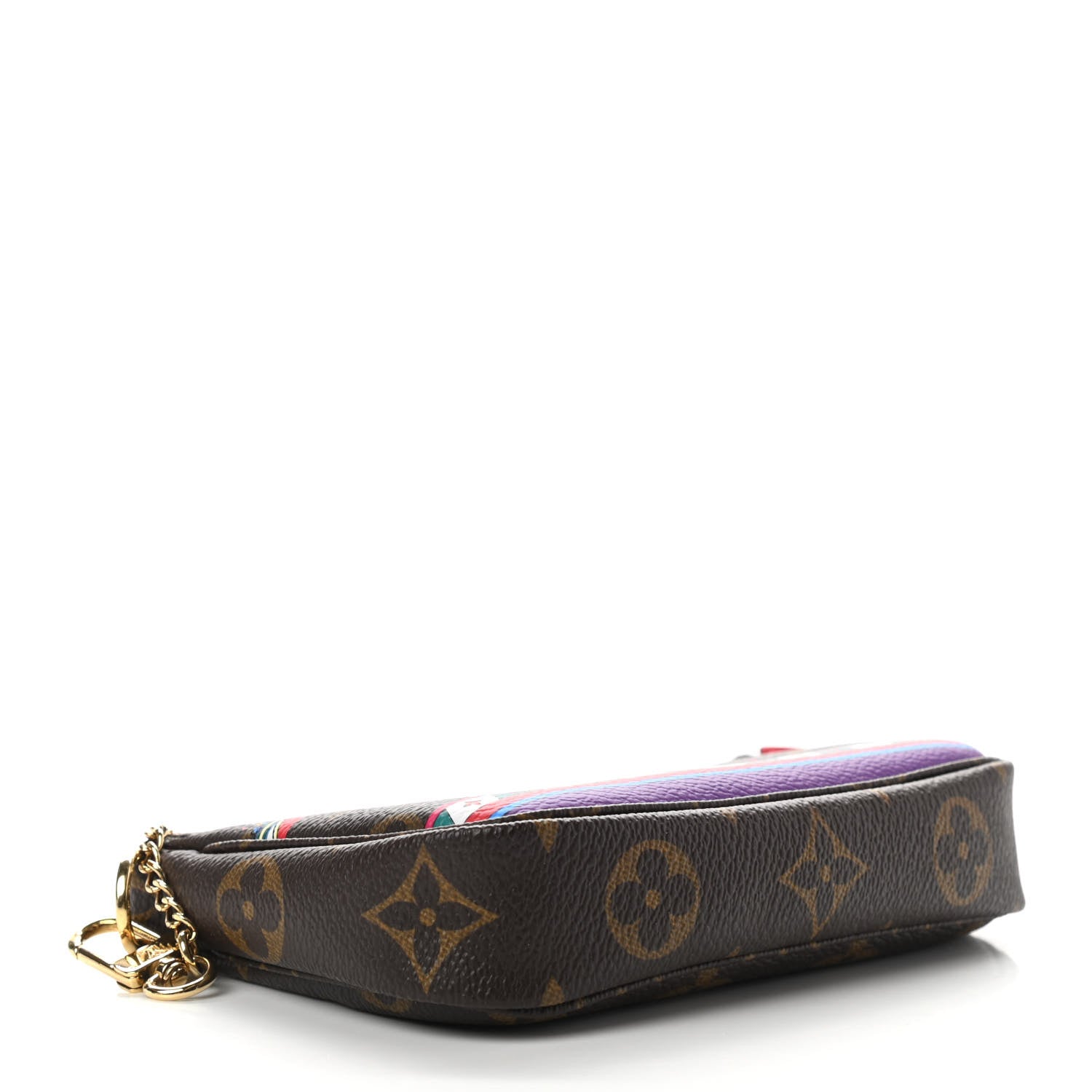 Louis Vuitton Monogram 2020 Christmas Animation Bumper Cars Mini Pochette Accessories Coquelicot 4 of 6