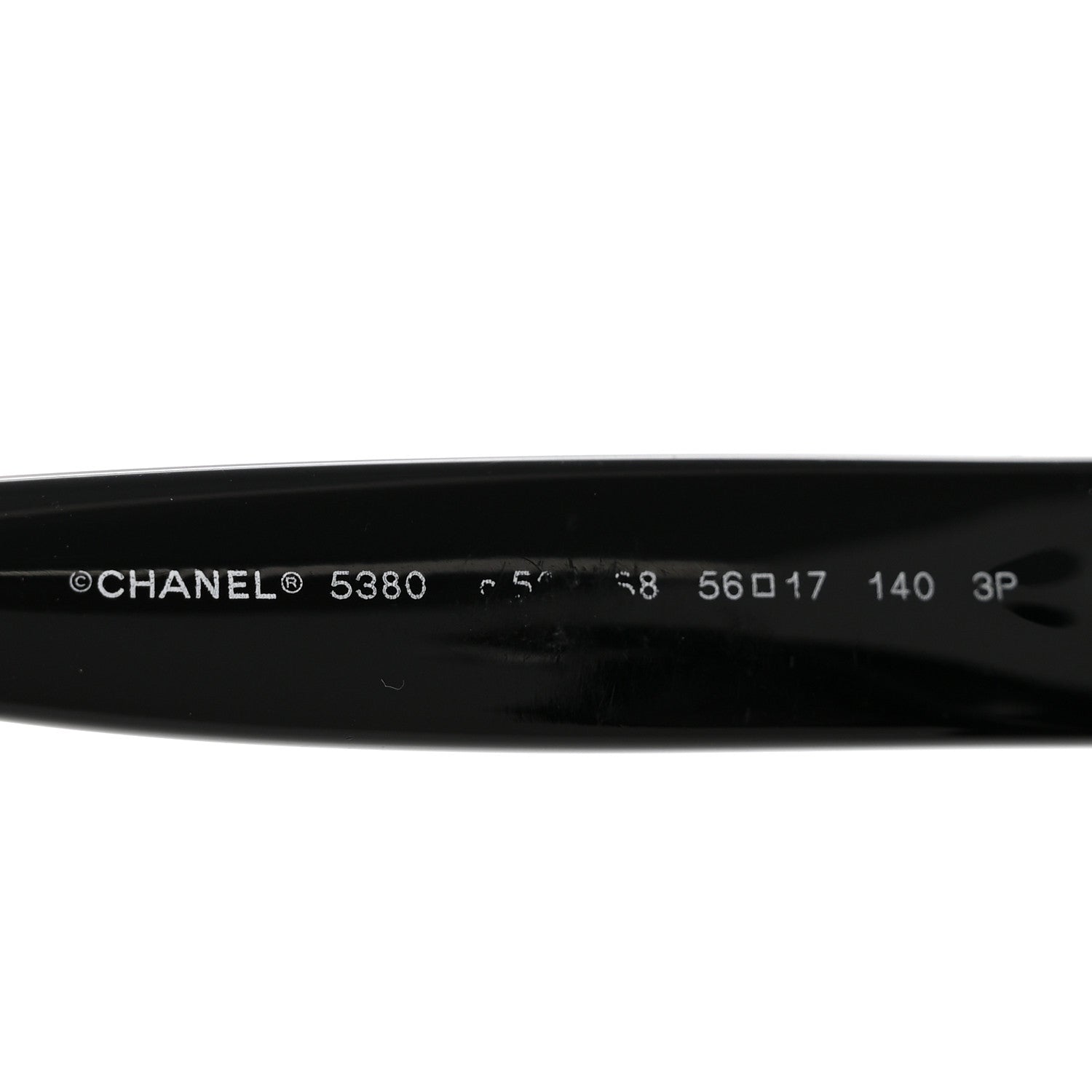 Chanel Acetate Polarized Square CC Sunglasses 5380 Black 5 of 8