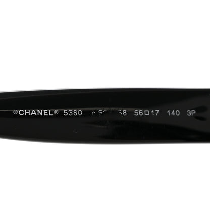 Chanel Acetate Polarized Square CC Sunglasses 5380 Black 5 of 8