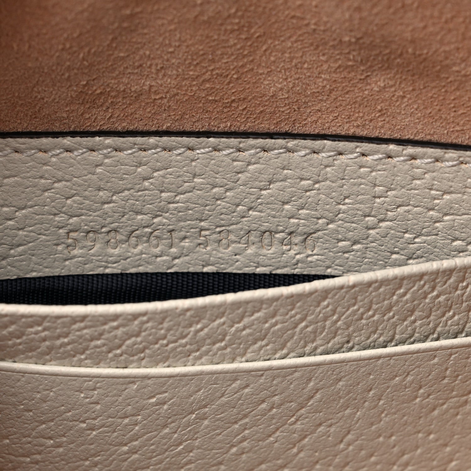 Gucci Textured Calfskin Web Mini Ophidia Round Backpack Mystic White 7 of 9