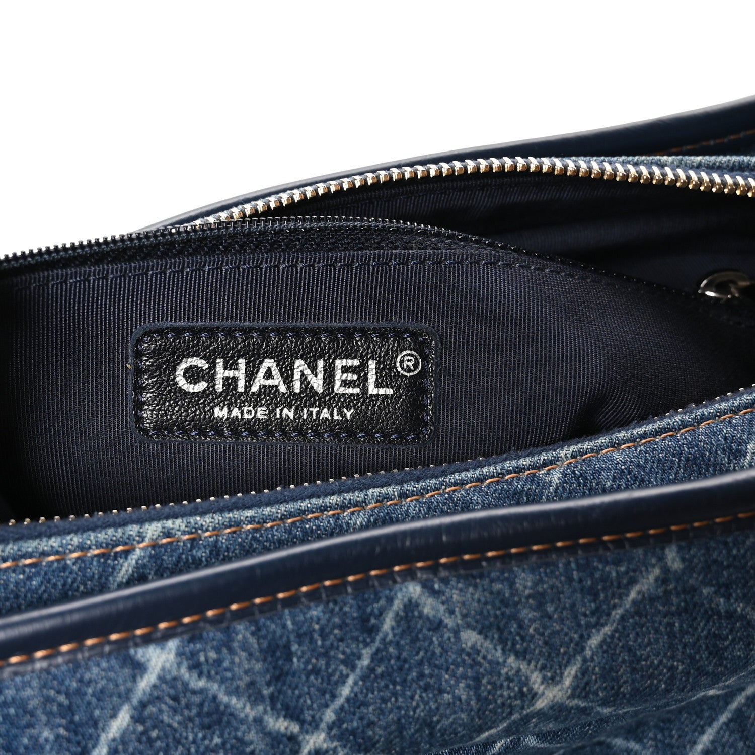 Chanel Denim Calfskin Medium Gabrielle Hobo Blue 6 of 11