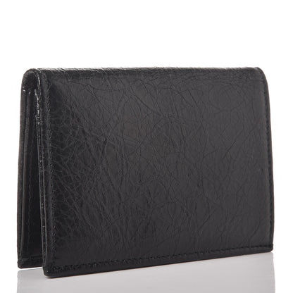 Balenciaga Agneau Giant 12 Silver Hardware Card Case Black 3 of 8