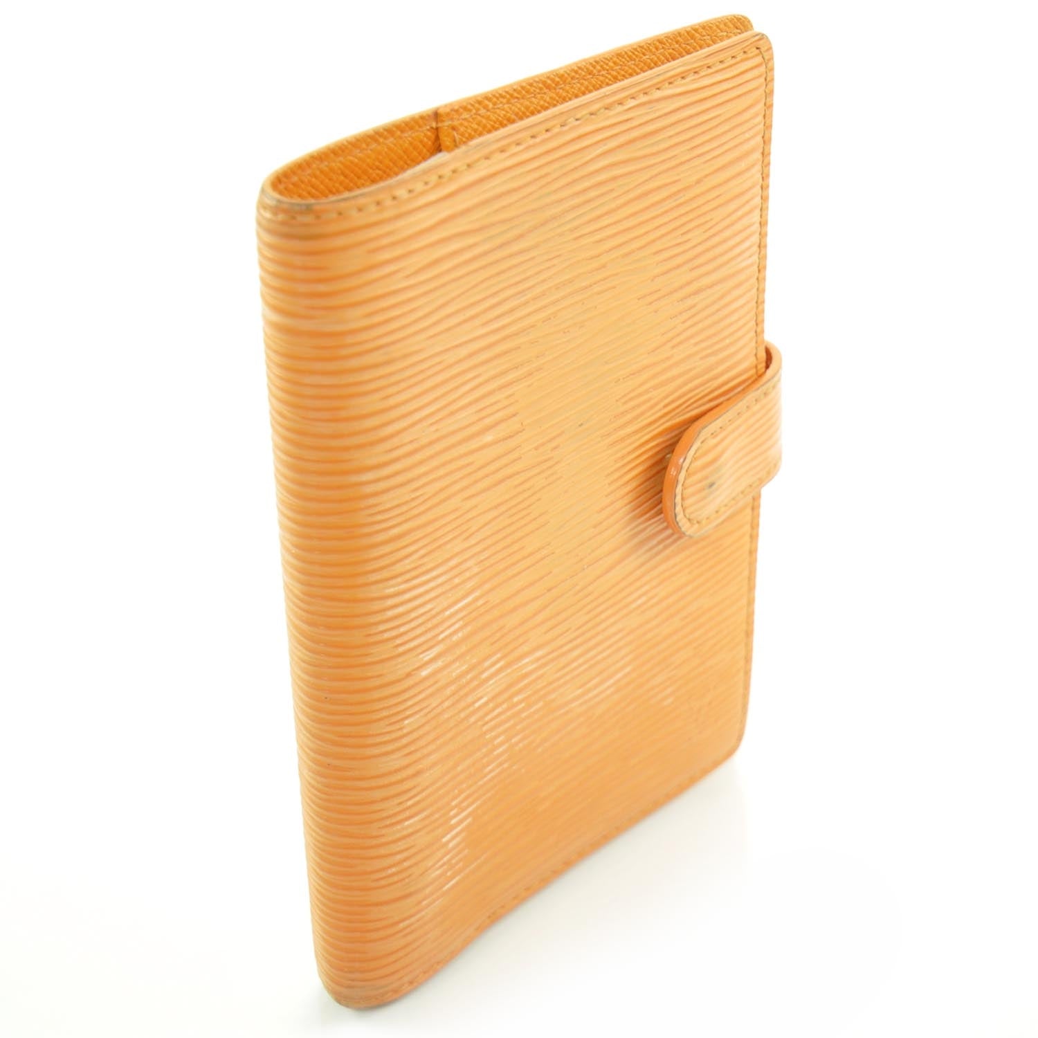 Louis Vuitton Epi Small Ring Agenda Cover Mandarin 3 of 8