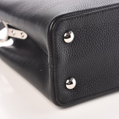 Louis Vuitton Taurillon Capucines PM Black 5 of 8