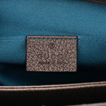 Gucci GG Supreme Monogram Web Small Ophidia Chain Shoulder Bag Brown 6 of 10