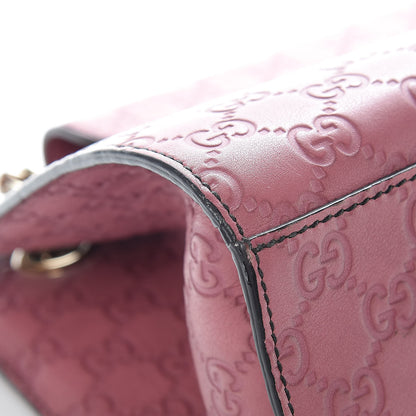 Gucci Guccissima Large Emily Chain Shoulder Bag Peonia Flower 15 of 17
