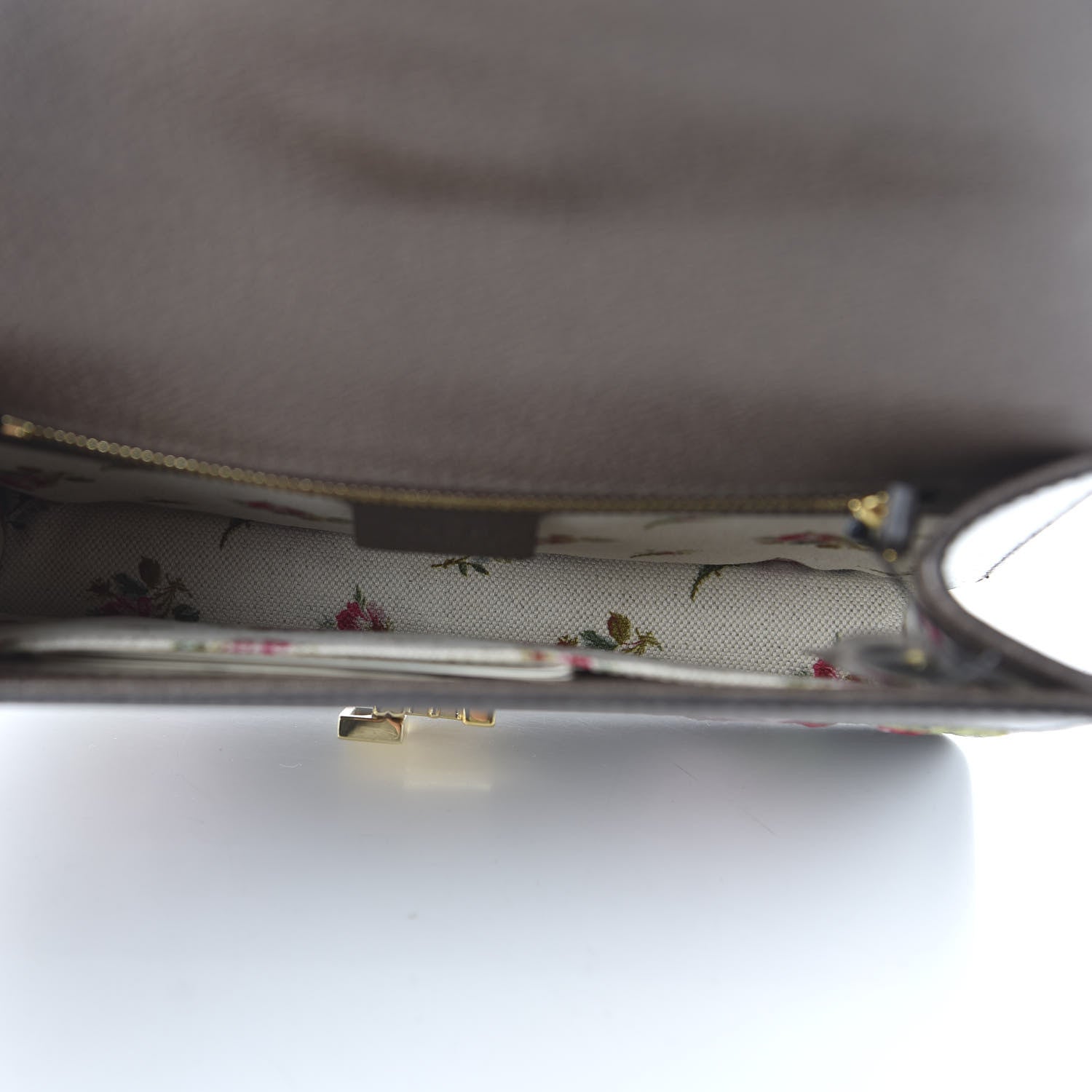 Gucci Calfskin Embroidered Sylvie Belt Bag 95 34 Brown 5 of 10