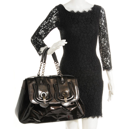 Fendi Patent B Bag Bronze 2 of 10