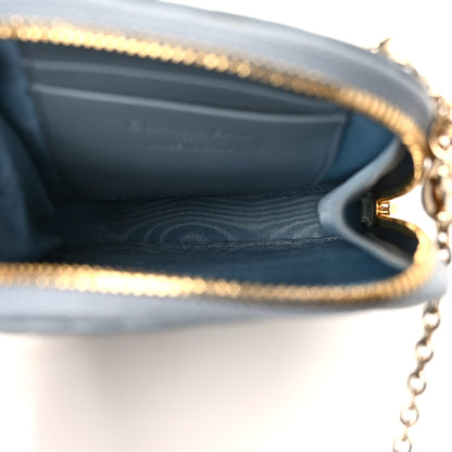 Christian Dior Lambskin Cannage Lady Dior Phone Holder Cloud Blue 6 of 9
