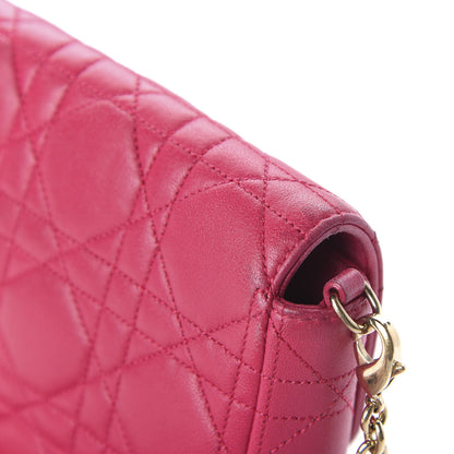 Christian Dior Lambskin Cannage Miss Dior Promenade Pouch Fuchsia 12 of 13