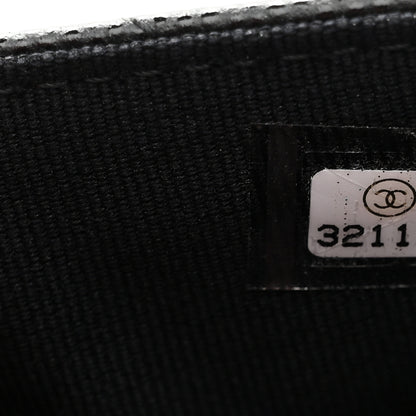 Chanel Caviar Quilted Medium Gusset Flap Wallet Black 8 of 8