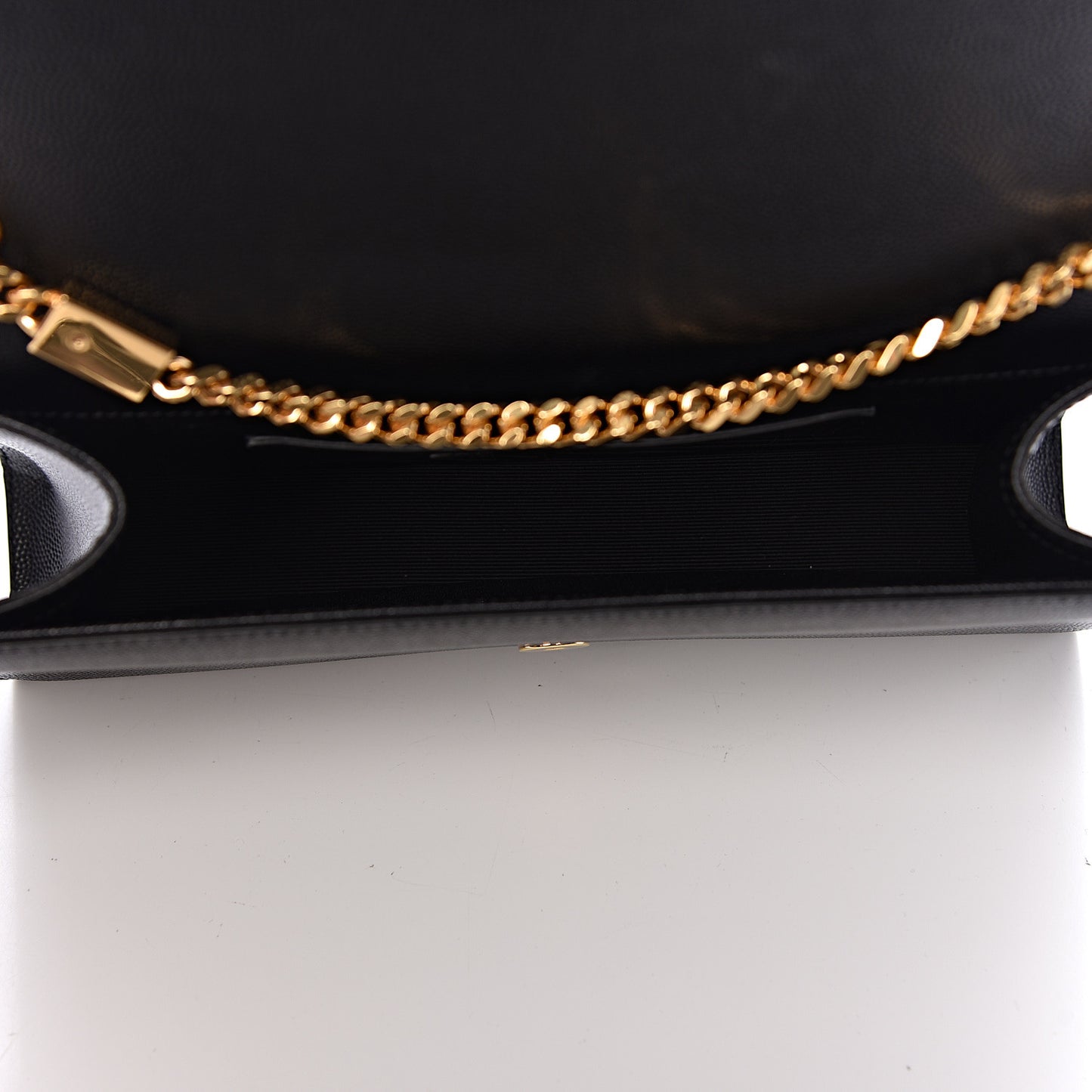 Grain De Poudre Medium Classic Monogram Kate Satchel Black