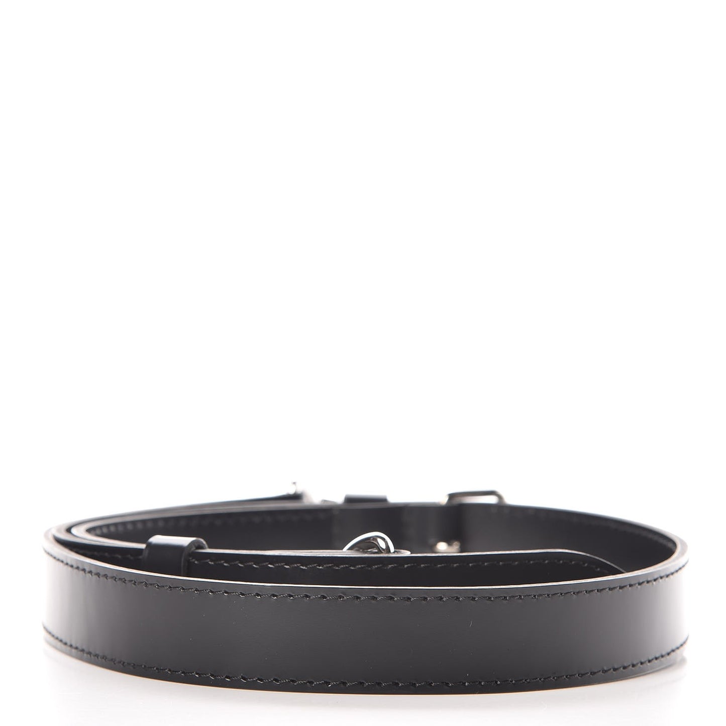 Calfskin 25mm Adjustable Shoulder Strap Black