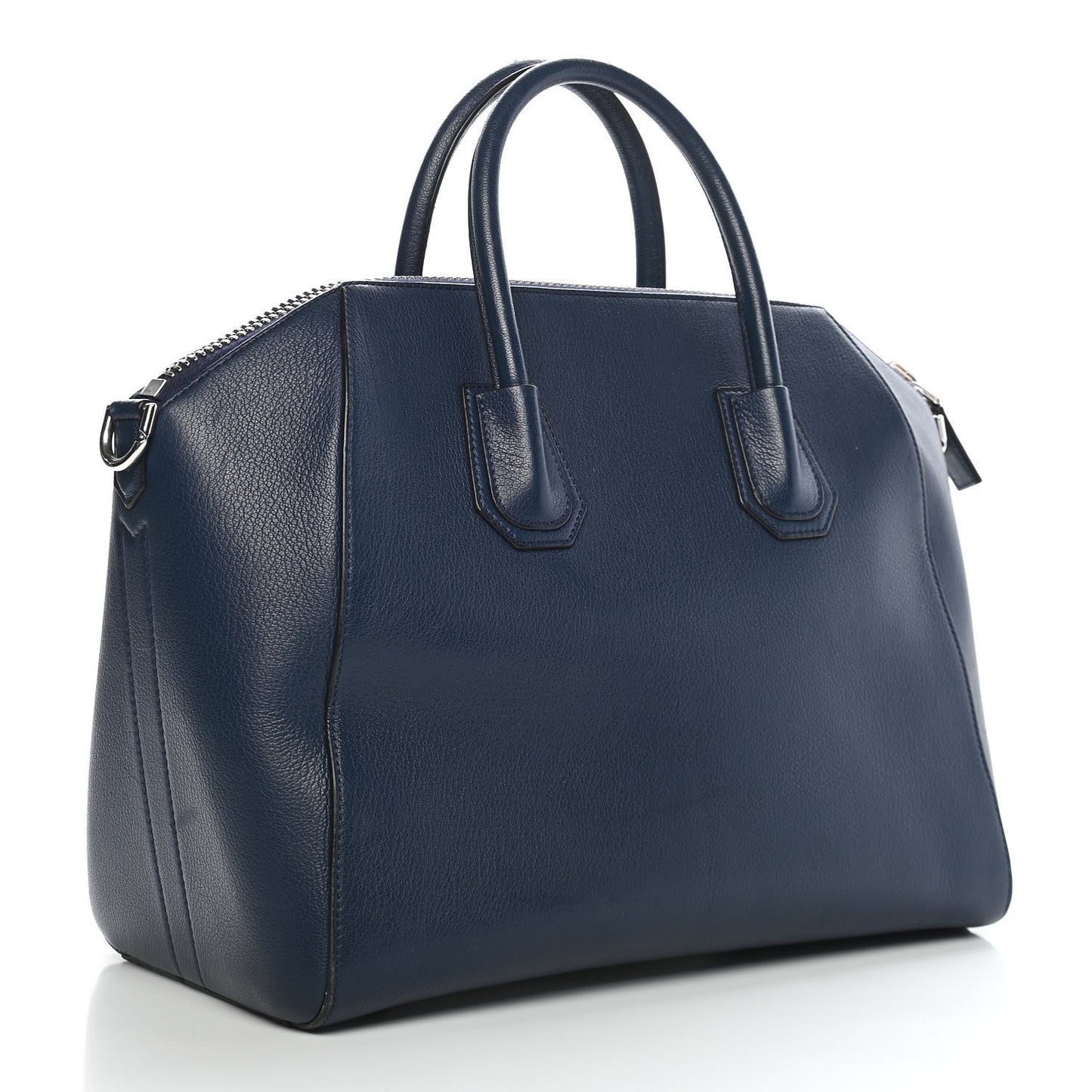 Sugar Goatskin Medium Antigona Navy
