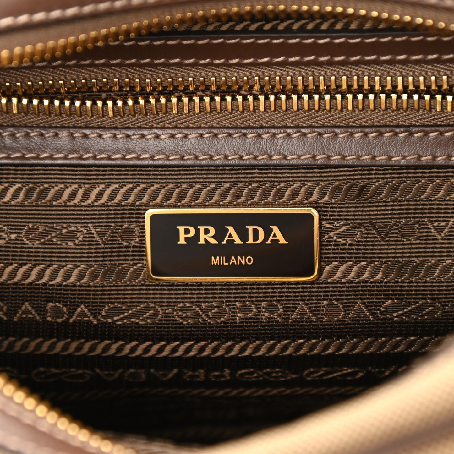 Jacquard Logo Camera Bag Corda Bruciato