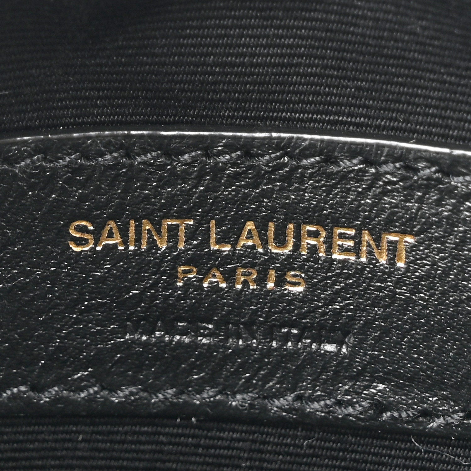 Saint Laurent Calfskin Matelasse Chevron Quilted Baby Round Vinyle Belt Bag Black 6 of 10