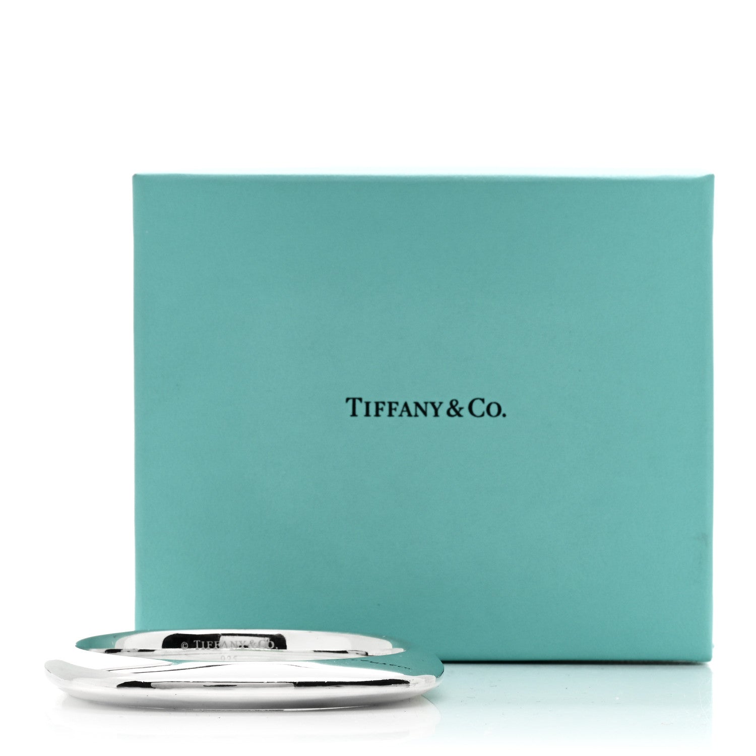 Tiffany Sterling Silver Square Bangle Bracelet 5 of 5