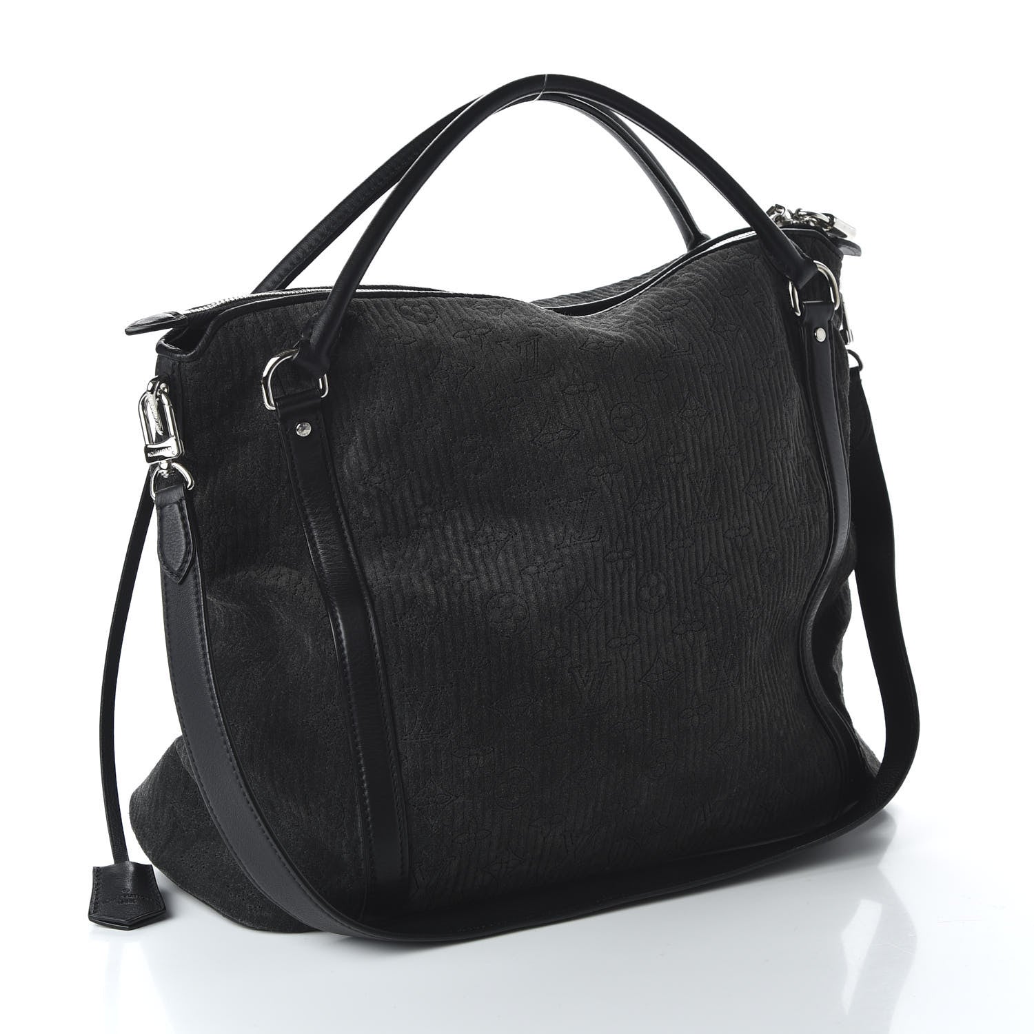Louis Vuitton Monogram Suede Antheia IXIA MM Black 4 of 11