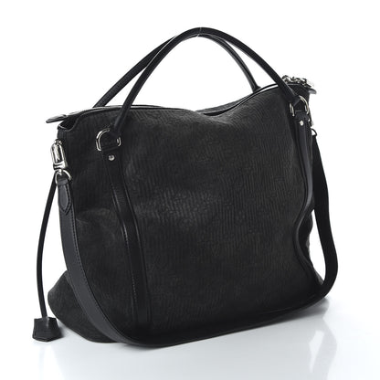 Louis Vuitton Monogram Suede Antheia IXIA MM Black 4 of 11