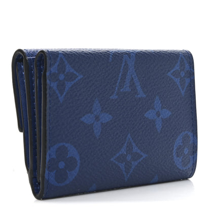 Louis Vuitton Monogram Taiga Discovery Compact Wallet Cobalt 3 of 7