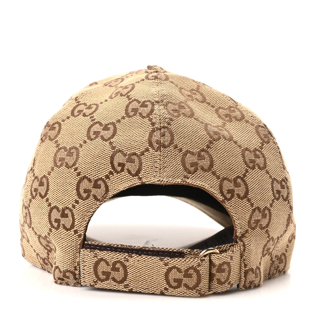 Gucci Monogram Textured Dollar Calfskin Zeno Baseball Hat L Beige 5 of 11