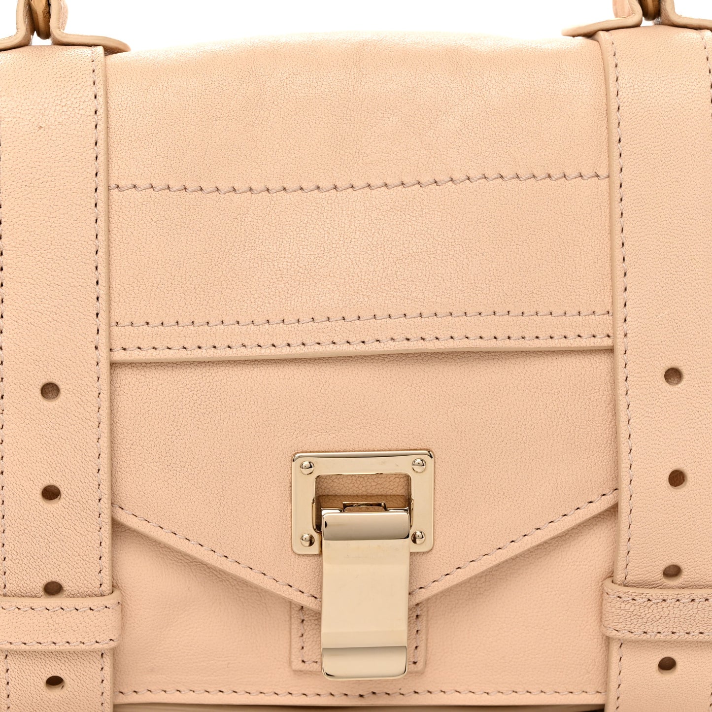Lambskin Tiny PS1 Satchel Nude
