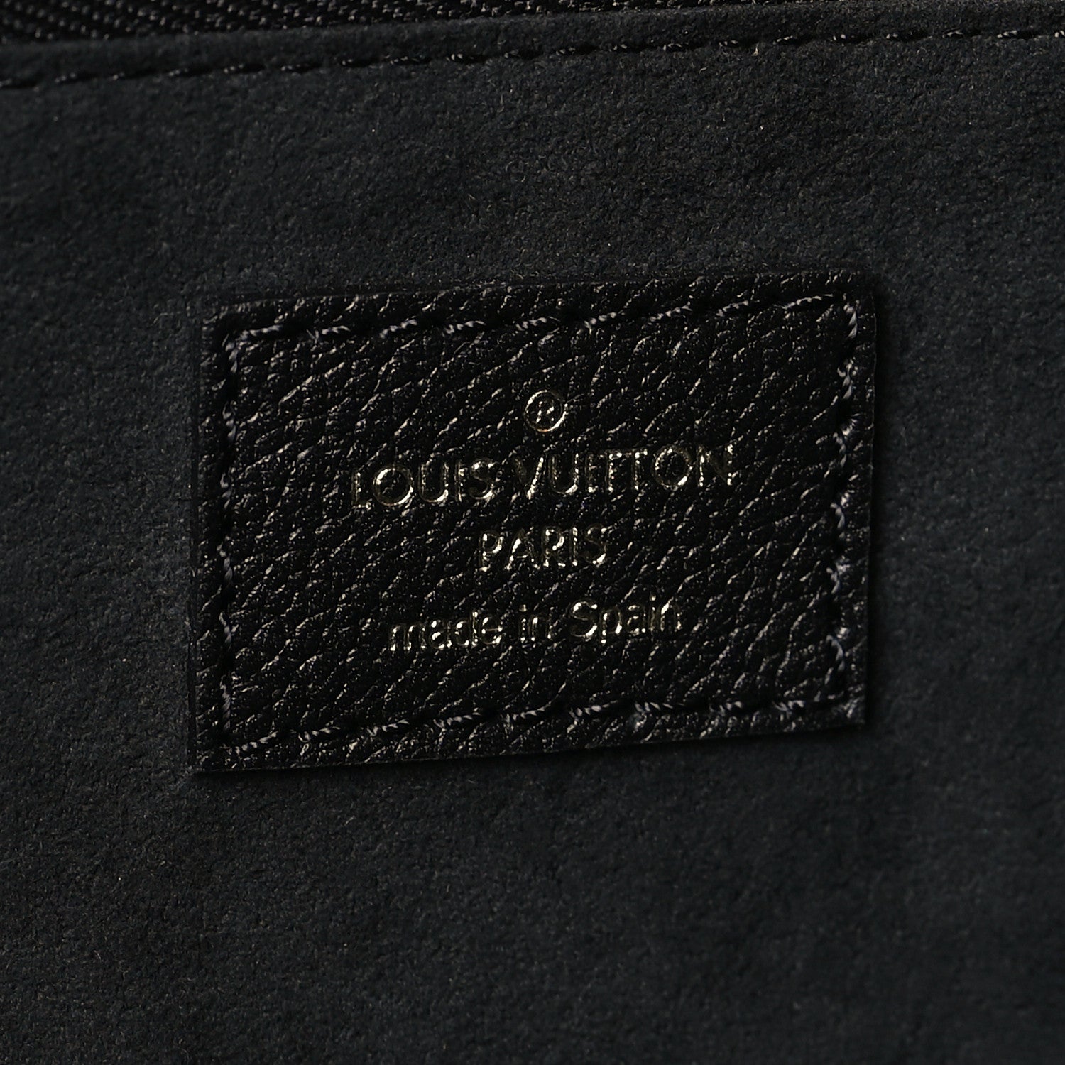 Louis Vuitton Empreinte Monogram Giant Neverfull MM Black Beige 7 of 9