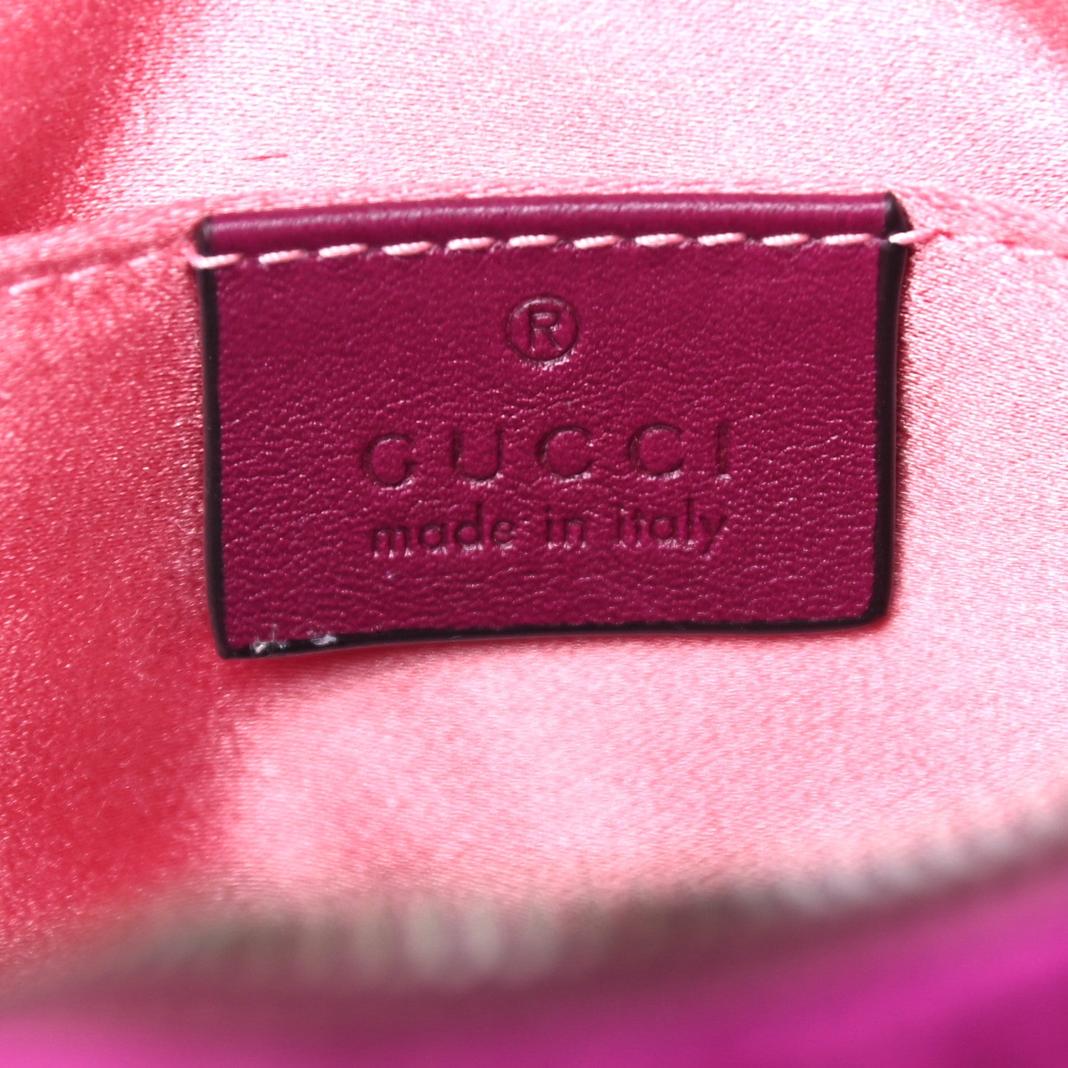 Gucci Velvet Matelasse GG Marmont Belt Bag 95 38 Fuchsia Violet Cyclamen 6 of 11