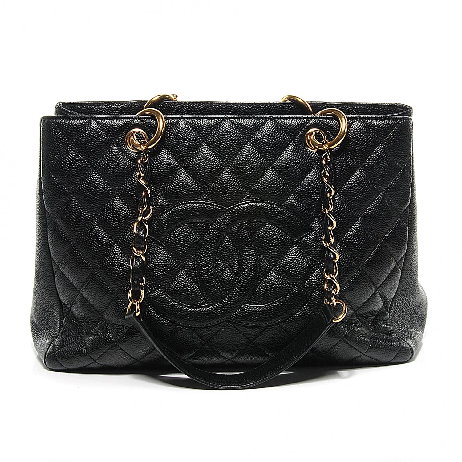 Chanel Caviar Grand Shopping Tote GST Black 1 of 9