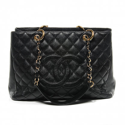 Chanel Caviar Grand Shopping Tote GST Black 1 of 9