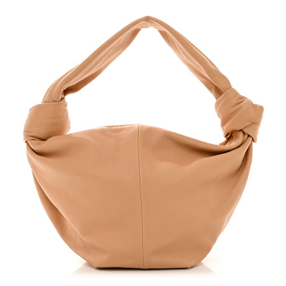 Bottega Veneta Calfskin Teen Double Knot Hobo Almond 1 of 10