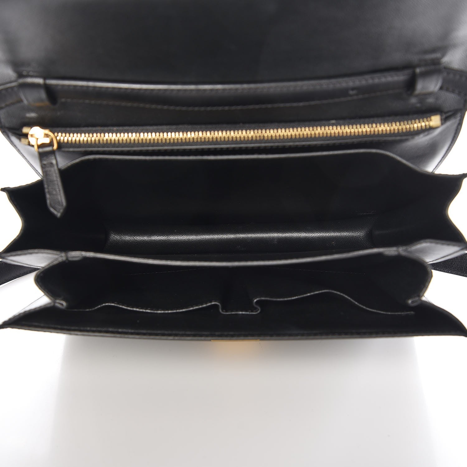 Celine Box Calfskin Medium Classic Box Flap Bag Black 5 of 11
