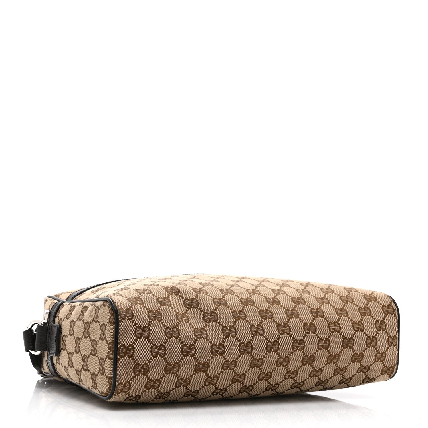 Gucci Monogram Dollar Calfskin Large Camera Case Beige Ebony Testa di Moro Marrone Scuro 4 of 11
